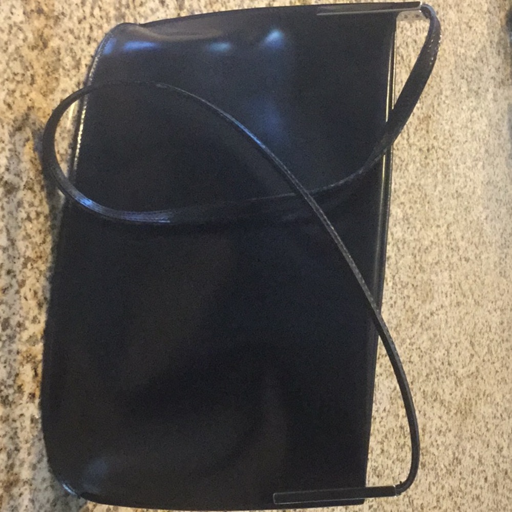 Furla black patent leather purse - Made in Italy